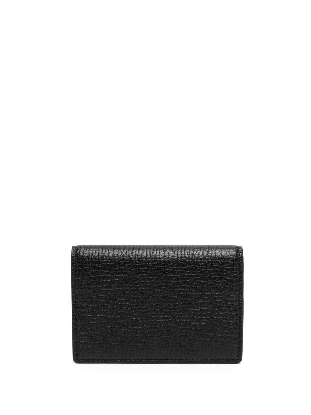 Smythson grained-leather coin purse - Black