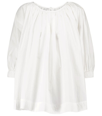Co Essentials cotton-blend blouse in white