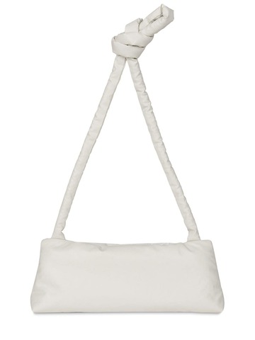 KASSL EDITIONS Slim Oil Shoulder Bag in white