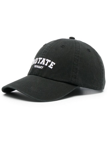 rotate logo-embroidered baseball cap - black