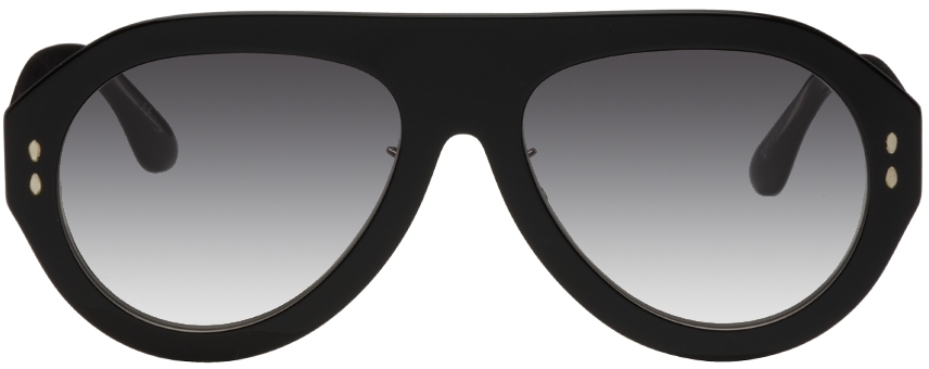 Isabel Marant Black Pilot Sunglasses