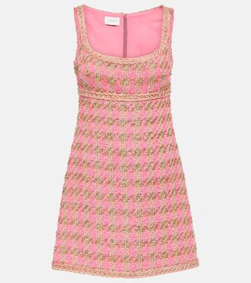 giambattista valli tweed minidress in pink