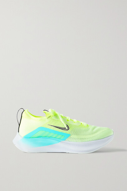 Nike - Zoom Fly 4 Flyknit Sneakers - Yellow