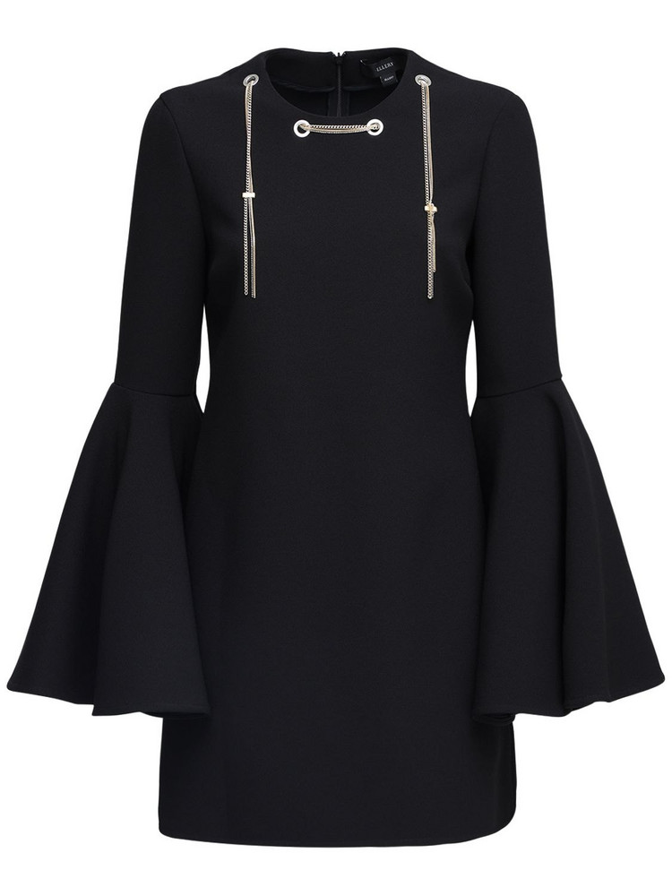 ELLERY Mini Dress W/ Flared Sleeves in black