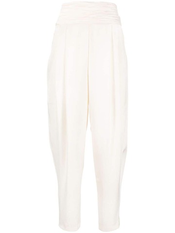 vanina the papillon cropped trousers - white