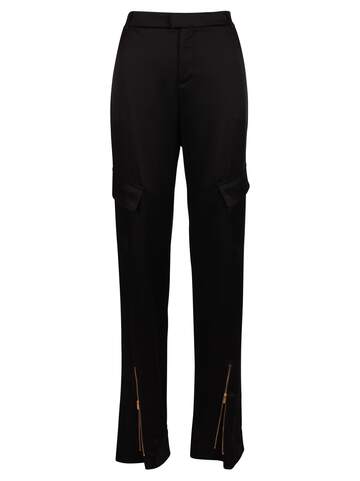 Blumarine High-waisted Trousers in black