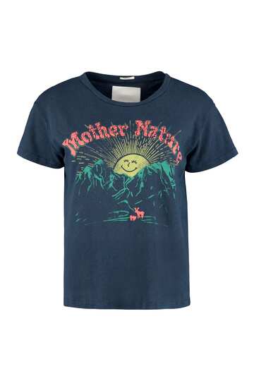 Mother Nature Crew-neck T-shirt - Mother Superior in blue