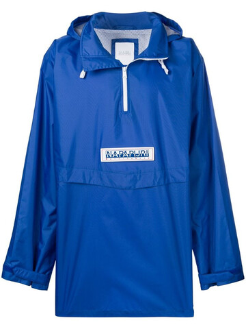 Napa By Martine Rose logo rain jacket in blue