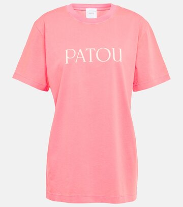 Patou Logo cotton jersey T-shirt in pink