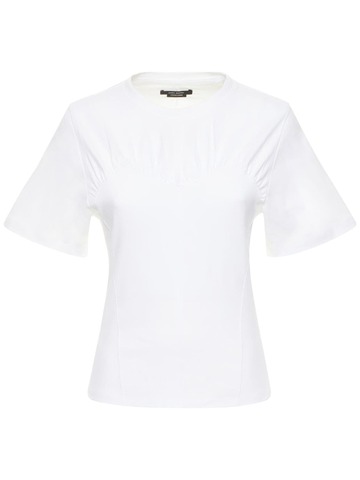 ISABEL MARANT Zazie Cotton Jersey T-shirt in white