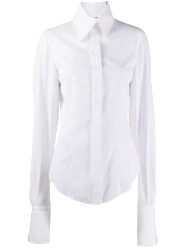 Gianfranco Ferré Pre-Owned 1990s concealed fastening shirt in white