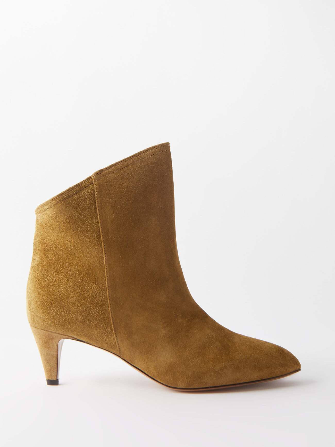 Isabel Marant - Dripi Suede Ankle Boots - Womens - Beige