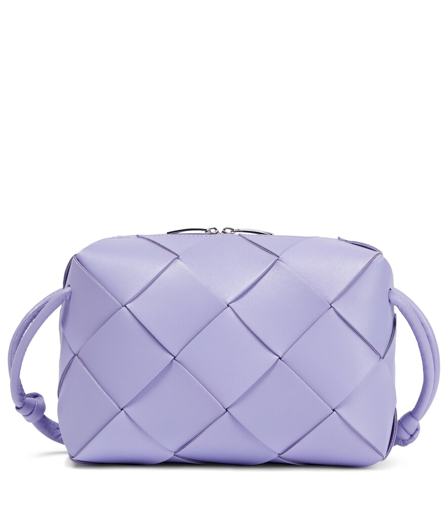 Bottega Veneta Loop Small Intrecciato shoulder bag in purple
