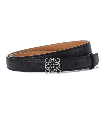 Loewe Anagram leather belt in black