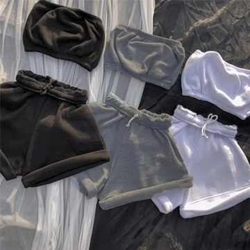 jumpsuit,white,joggers,2piece set,black,grey