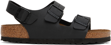 birkenstock black milano sandals