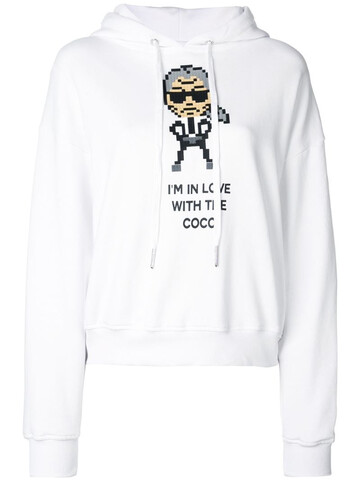 Mostly Heard Rarely Seen 8-Bit Coco hoodie in white