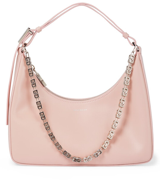 Givenchy Moon Cut-Out Small leather shoulder bag in pink