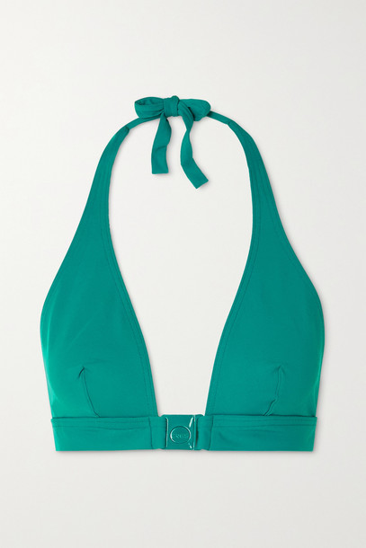 ERES - Clip Boum Halterneck Bikini Top - Green