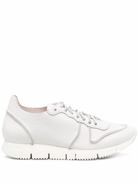 Buttero lace-up leather sneakers - White