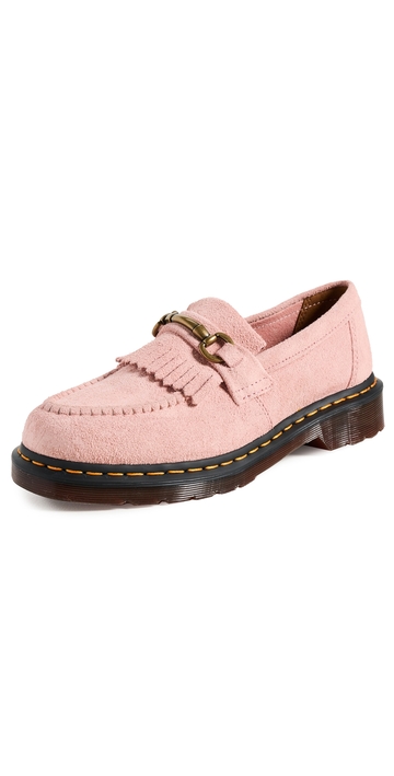 dr. martens adrian snaffle loafers peach beige 9