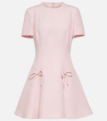 valentino crêpe couture minidress in pink