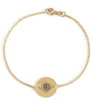 Ileana Makri Eye 14kt gold and diamond bracelet