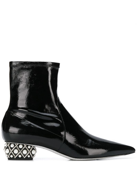 René Caovilla LadyPerla ankle boots in black