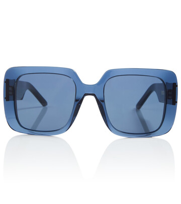 dior eyewear wildior s3u square sunglasses in blue