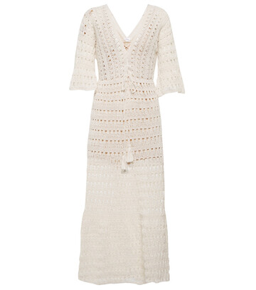 Anna Kosturova Marissa crochet cotton maxi dress in white