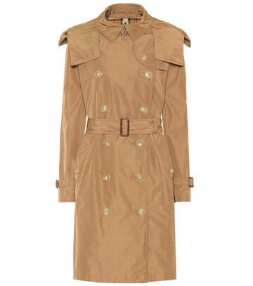 Burberry Hooded trench coat in beige