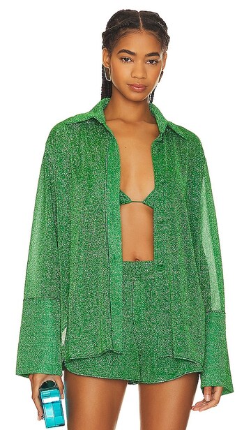 oseree lumiere shirt in green