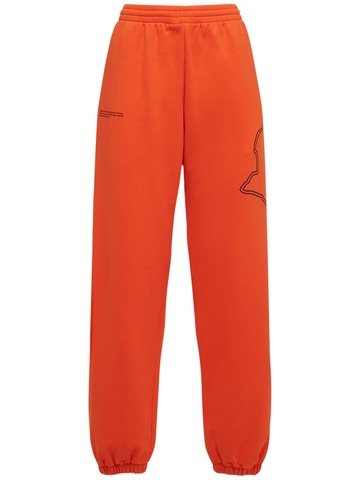 Pangaia X Extreme E Cotton Track Pants in orange