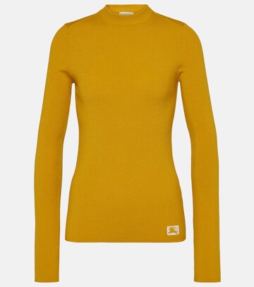 Burberry EKD wool-blend sweater in yellow