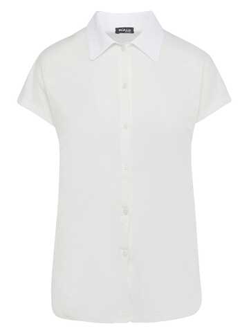 Kiton Jersey Mod. shirt Linen in white