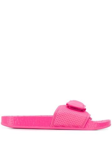 adidas by Pharrell Williams Boost sole pool slides in pink