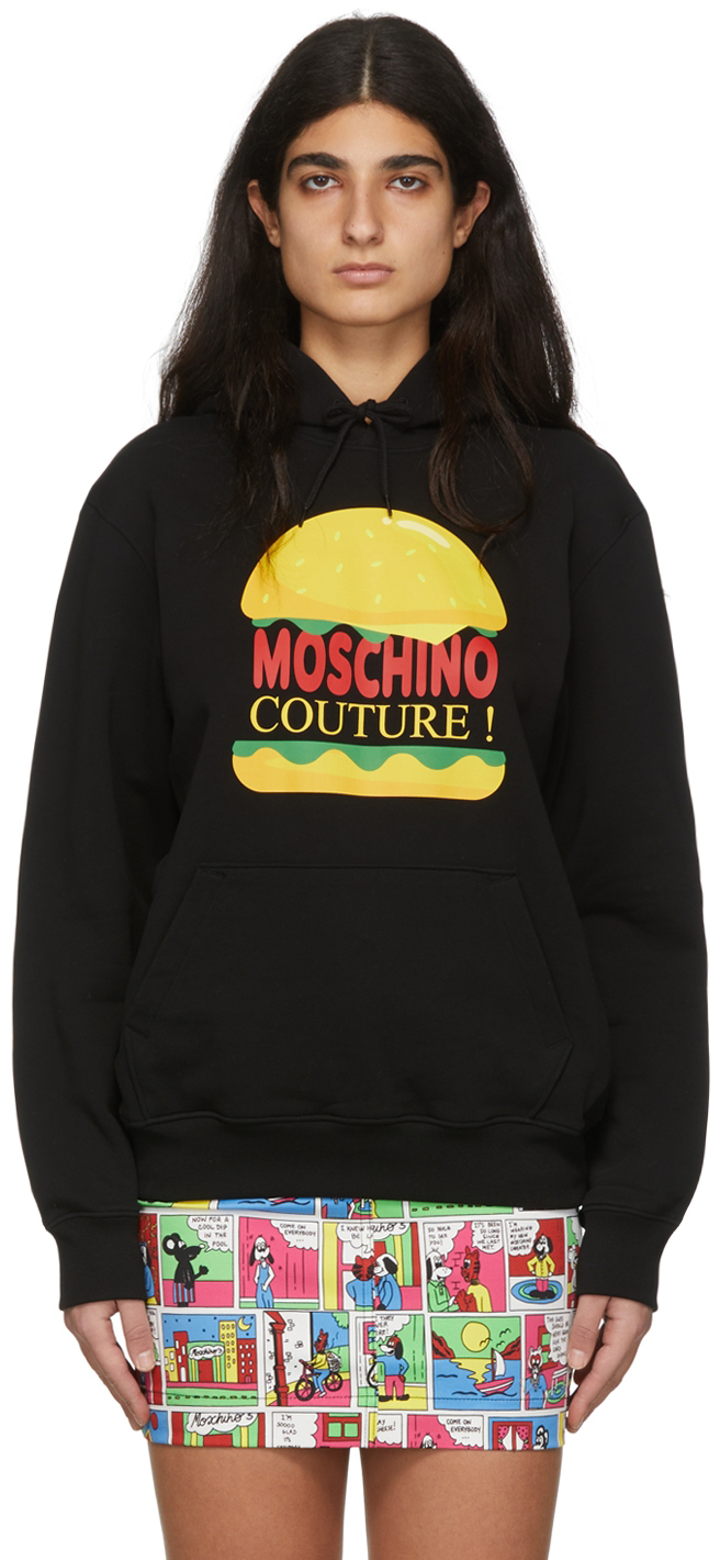 Moschino Black The Diner Hoodie