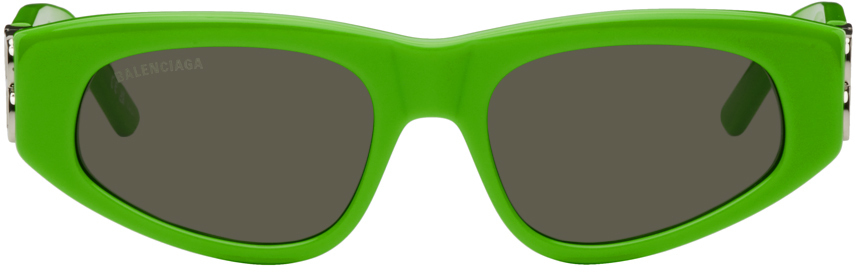 Balenciaga Green Dynasty D-Frame Sunglasses