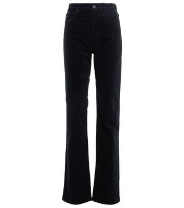 ag jeans alexxis extended straight jeans in black