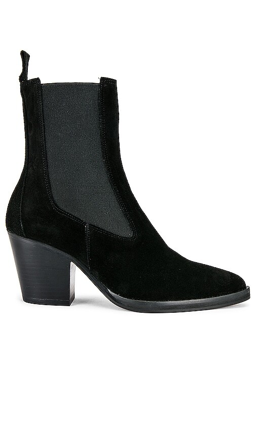 TORAL Suede Ankle Boot in Black