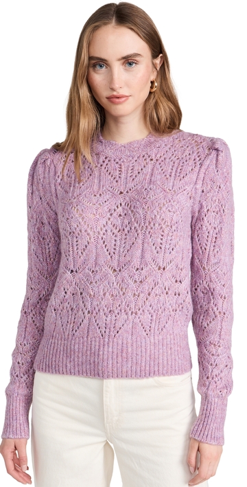 astr the label evy sweater purple xs