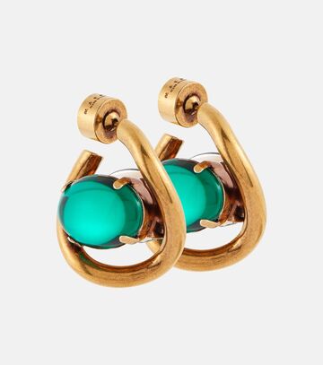 Marni Floral earrings in green