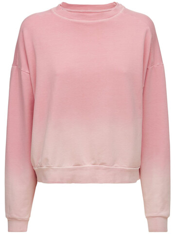 ELECTRIC & ROSE Troy Cotton Sweatshirt in pink