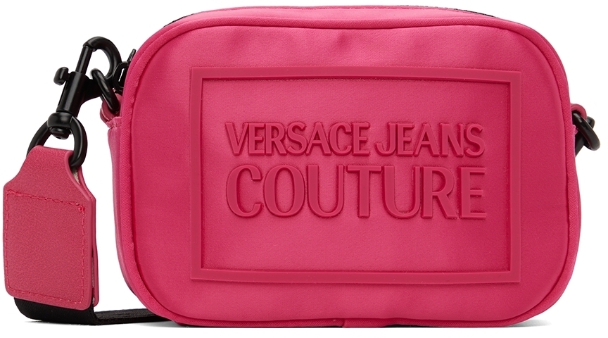 Versace Jeans Couture Pink Satin Shoulder Bag