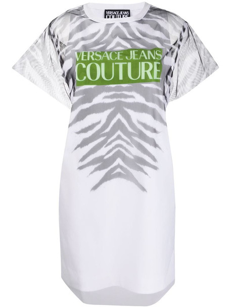 Versace Jeans Couture logo print T-shirt in white