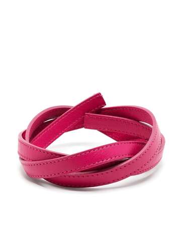 de grisogono flat leather bracelet - pink