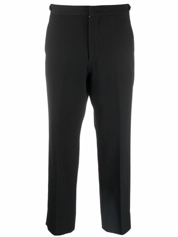 comme des garçons pre-owned 2000s cropped tailored trousers - black