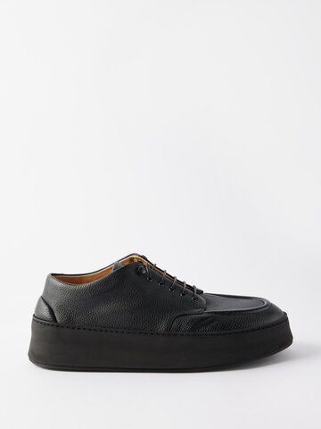 marsèll - cassapana leather derby shoes - mens - black
