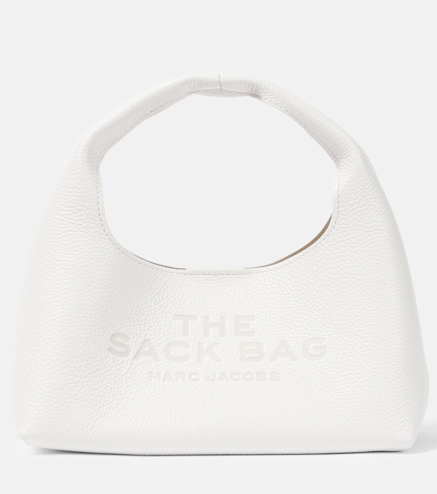Marc Jacobs The Sack mini leather tote bag in white