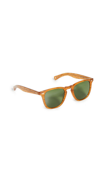 GARRETT LEIGHT Brooks X 48mm Sunglasses in green